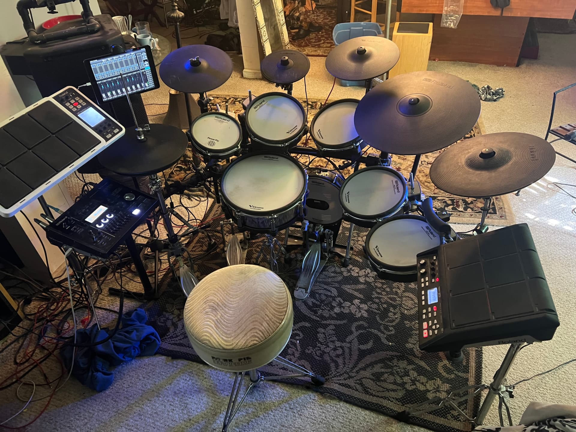 Roland V-Drums pads and modules